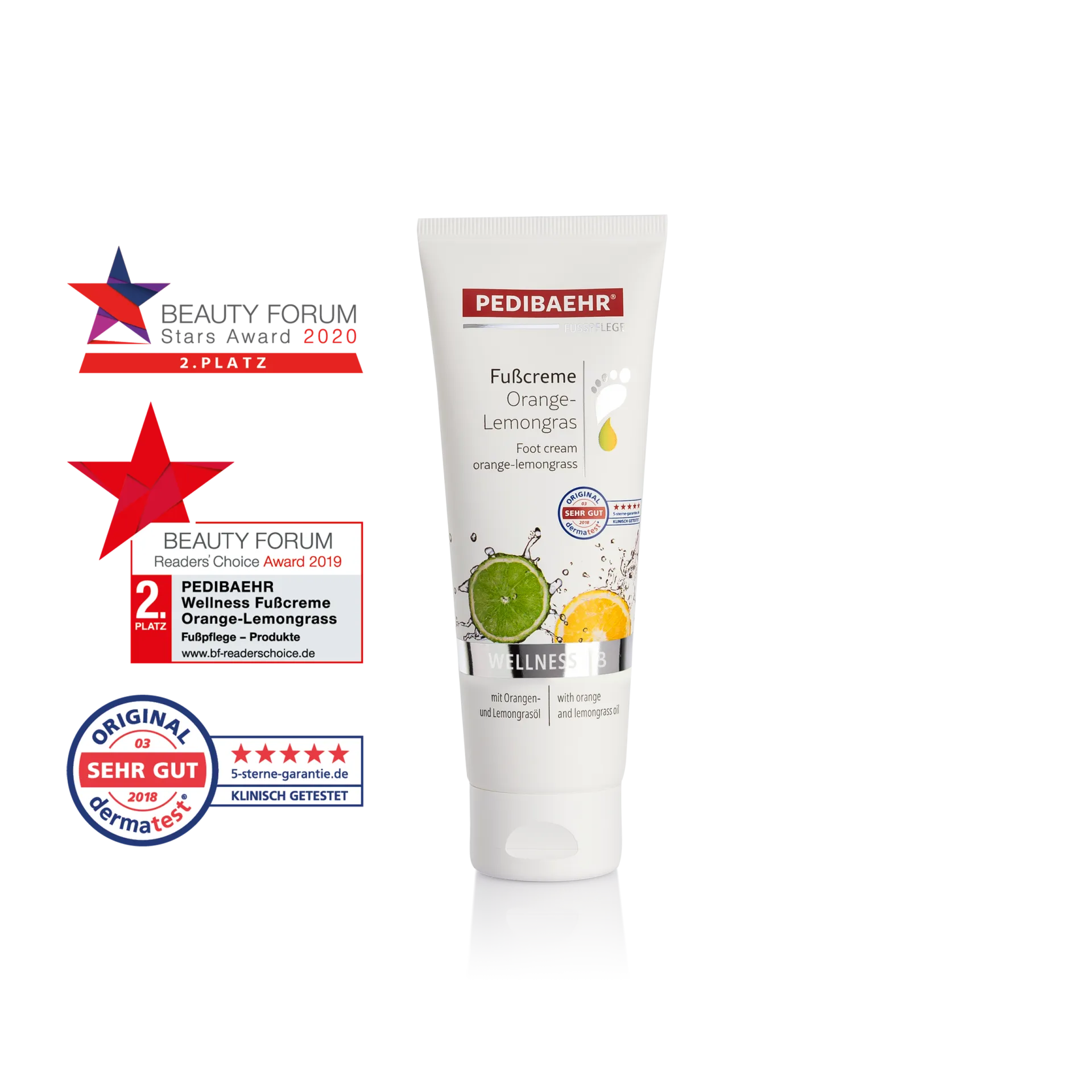 foot cream orange-lemongrass Foot cream orange-lemongrass, 125 ml - Image 1