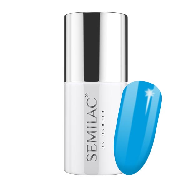 UV-Hybrid-Semilac-Blue-Hit-No-557 557 Semilac Gel Polish – Blue Hit - Image 1