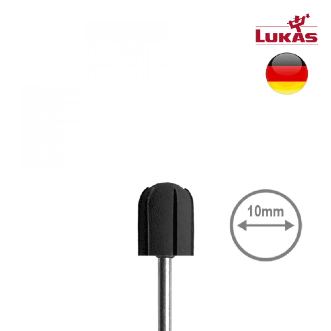 carrier 10mm Lukas PODO Abrasive Cap Carrier 10mm - Image 1