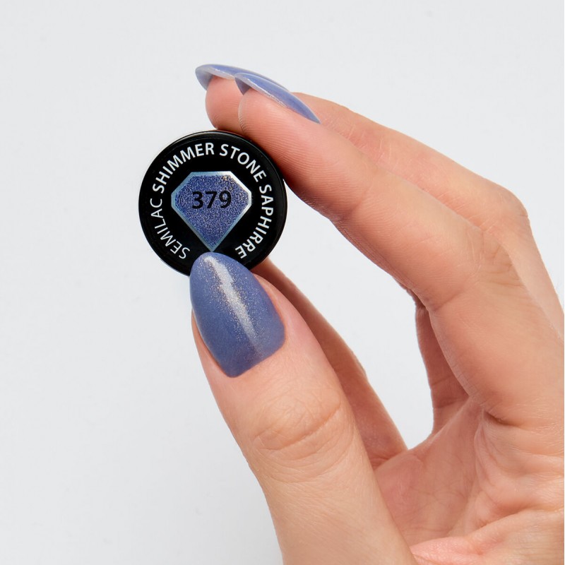 379-semilac-gel-polish-shimmer-stone-saphire 379 Semilac Gel Polish – Shimmer Stone Saphire 7ml - Image 1