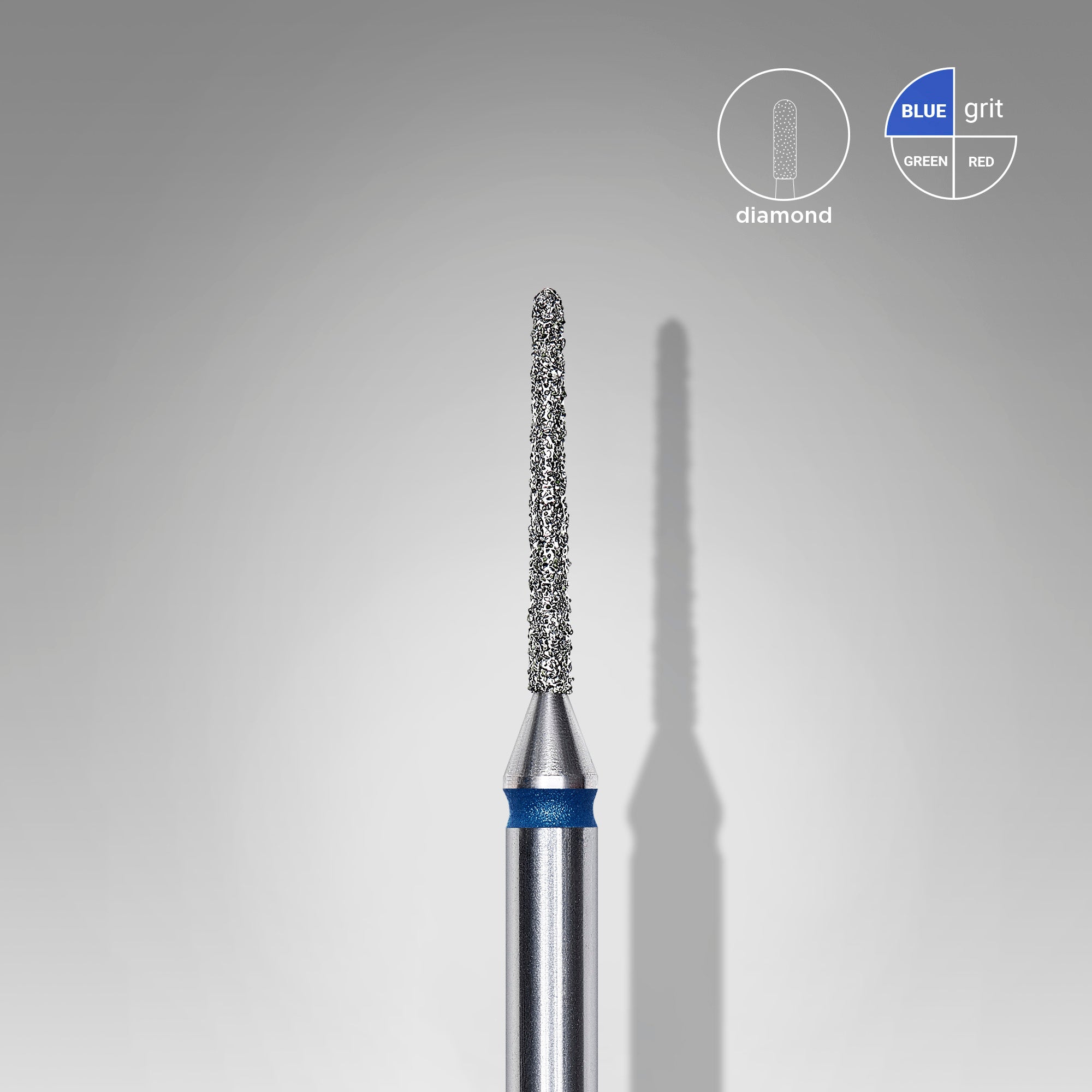 Staleks FA80B010 10 Diamond Needle Blue 1mm/10mm - Image 1